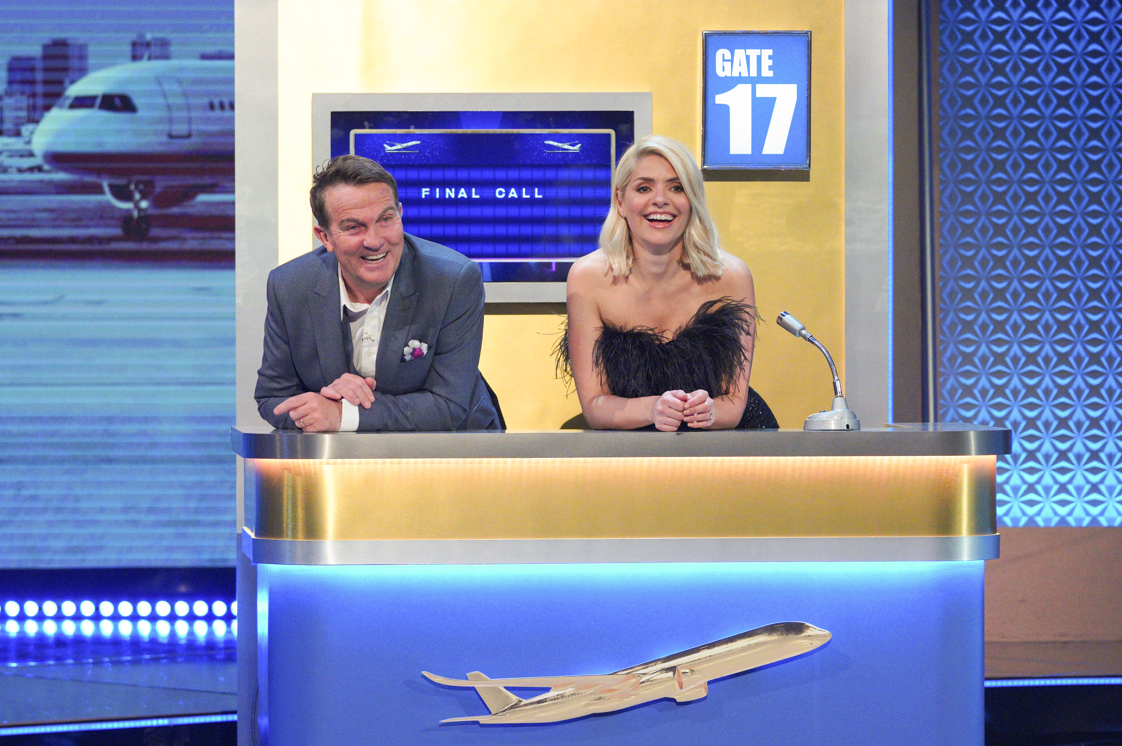 Bradley Walsh and Holly Willoughby have just the ticket for the lucky winners.