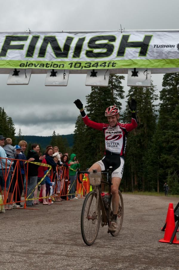 Tyler Wren crosses the line for back-to-back Crusher titles.