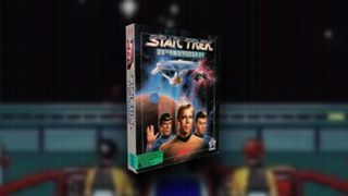 3D scan of Star Trek 25th Anniversary for PC with gameplay in backdrop.