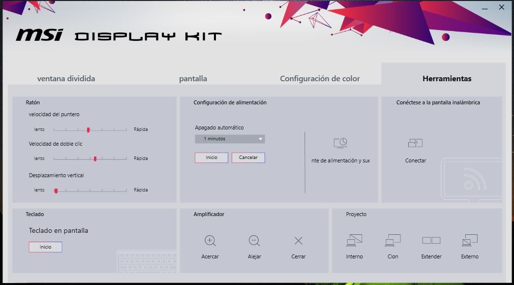 Display Kit: herramientas