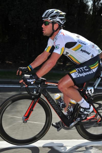 Mark Cavendish sporting his lucky 5 o'clock shadow
