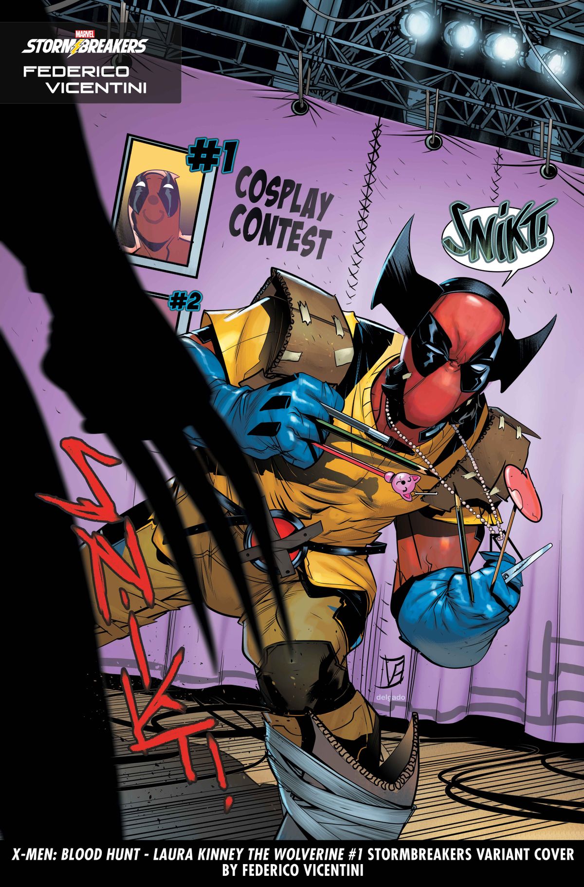 Stormbreaker covers featuring Deadpool and Wolverine.