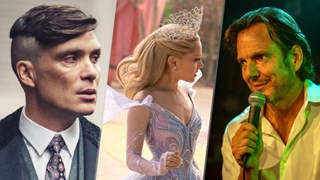 Cillian Murphy as Thomas Shelby in Peaky Blinders, Ariana Grande in Wicked for Good and Will Arnett in Is This Thing On