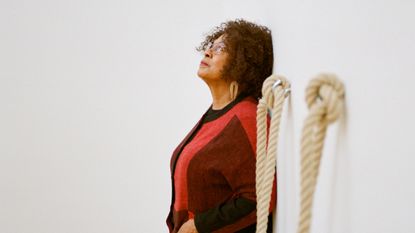 Senga Nengudi at Dia Beacon in New York, where her solo show runs until spring 2025 