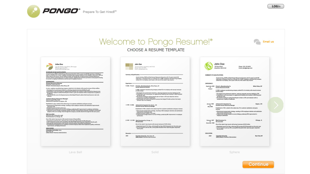 resume writing software