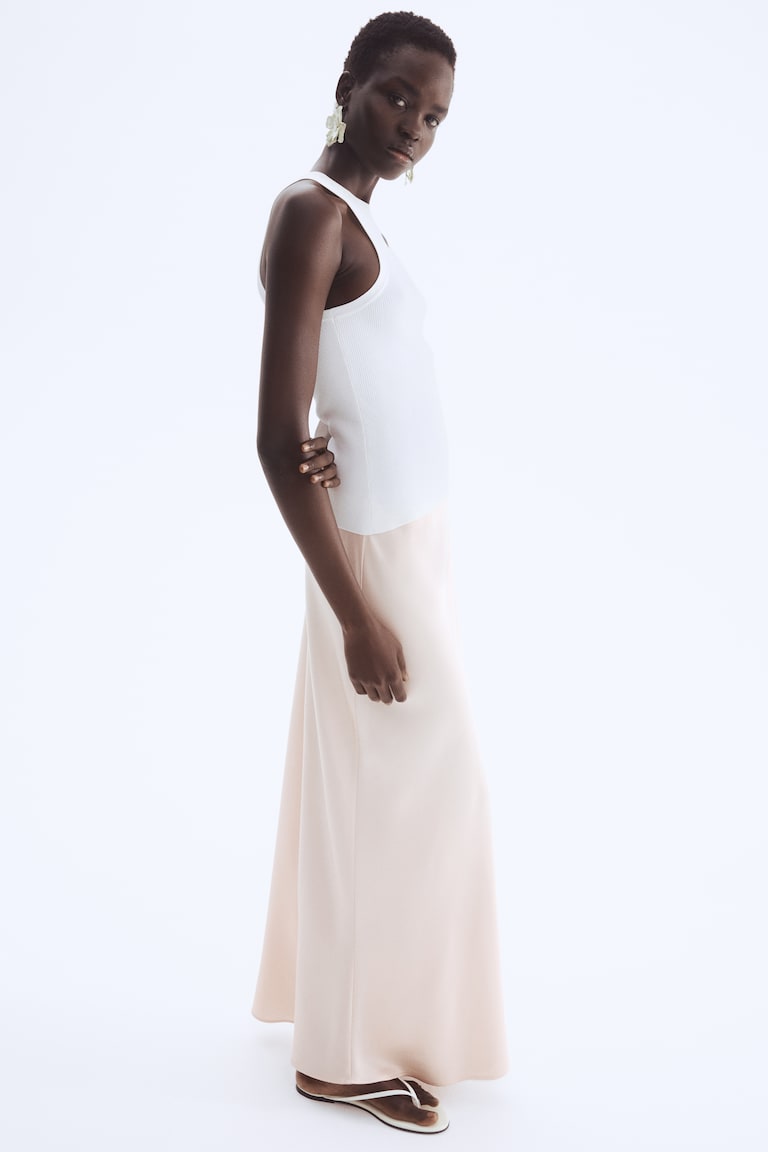Satin Slip Skirt