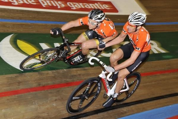 Alexander Aeschbach and Franco Marvulli on night 2.