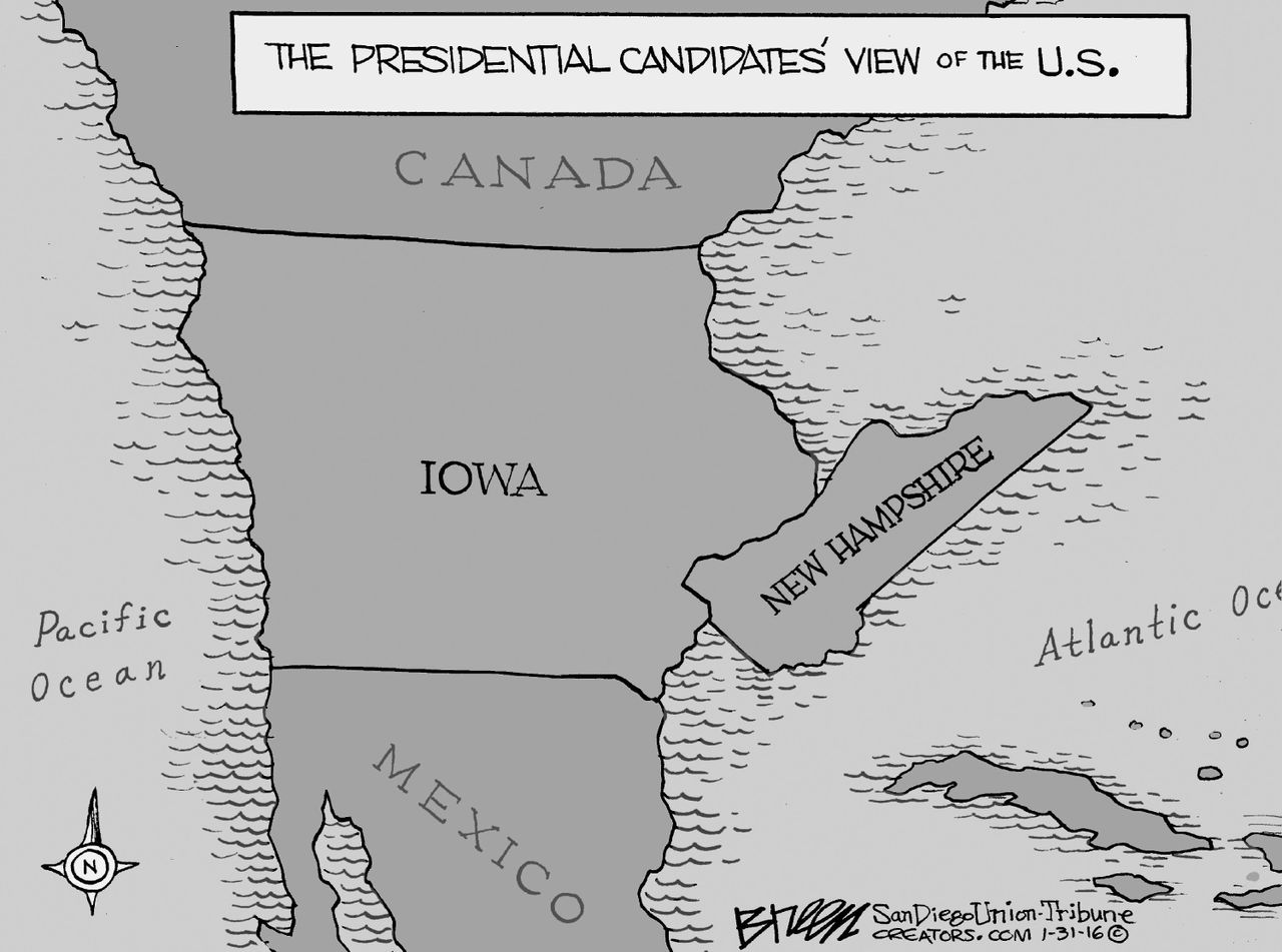 Political Cartoon U.S. Decision 2016