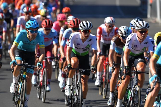 Dimension Data's Scott Davies in action at the 2019 Down Under Classic