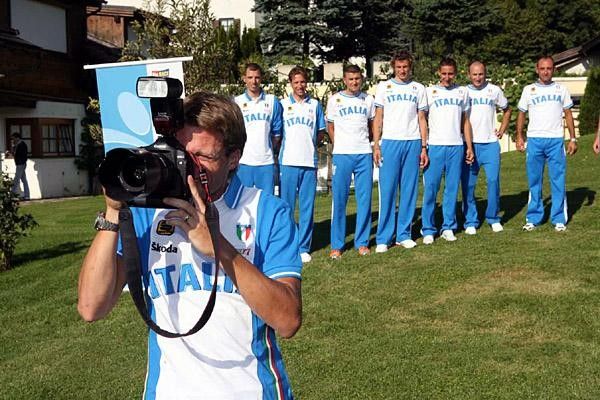 Danilo DiLuca turns the tables on the photographers.