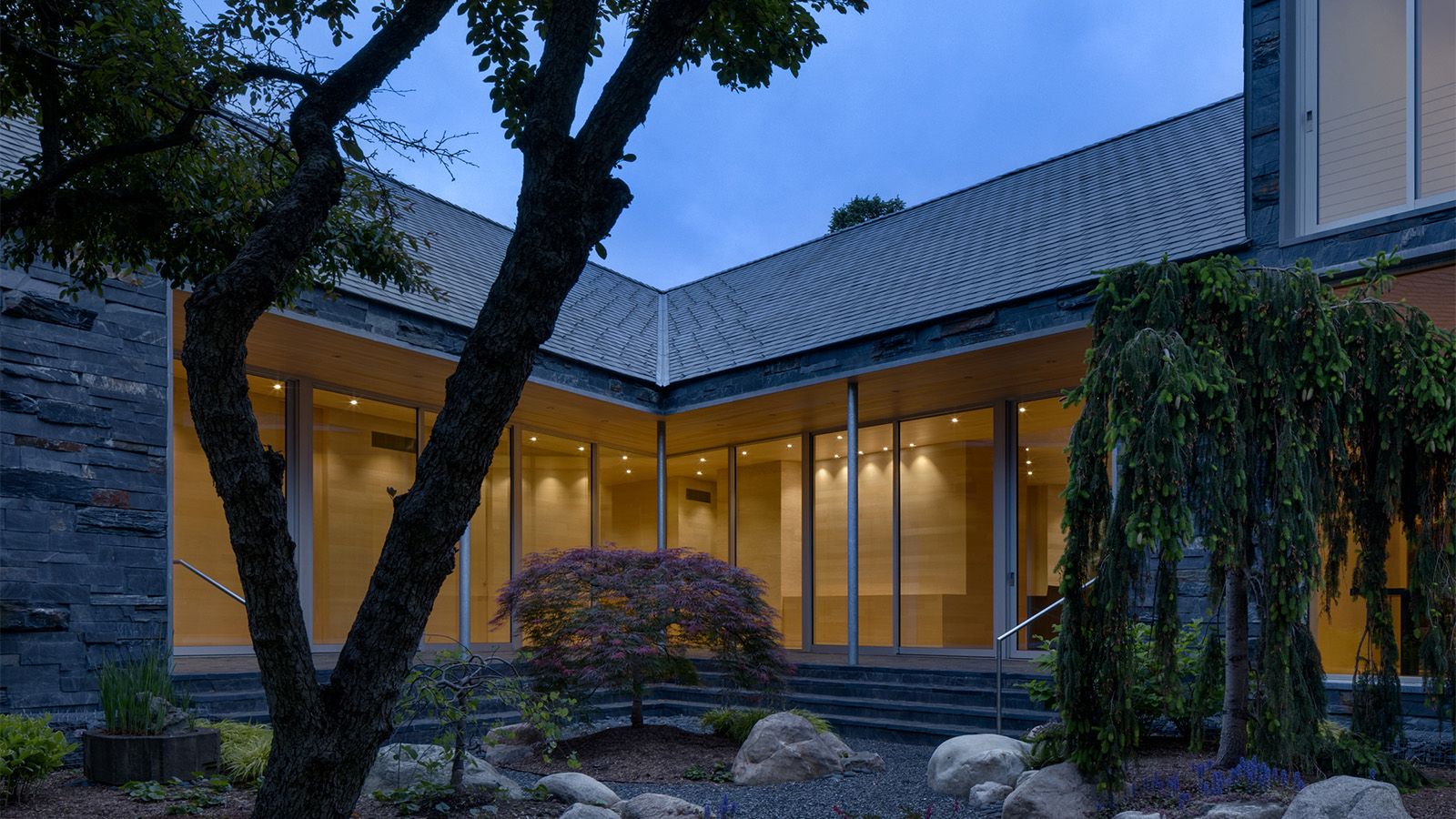 Lakeside house