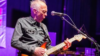 Robin Trower performs at Royal Oak Music Theater on April 7, 2018 in Royal Oak, Michigan.