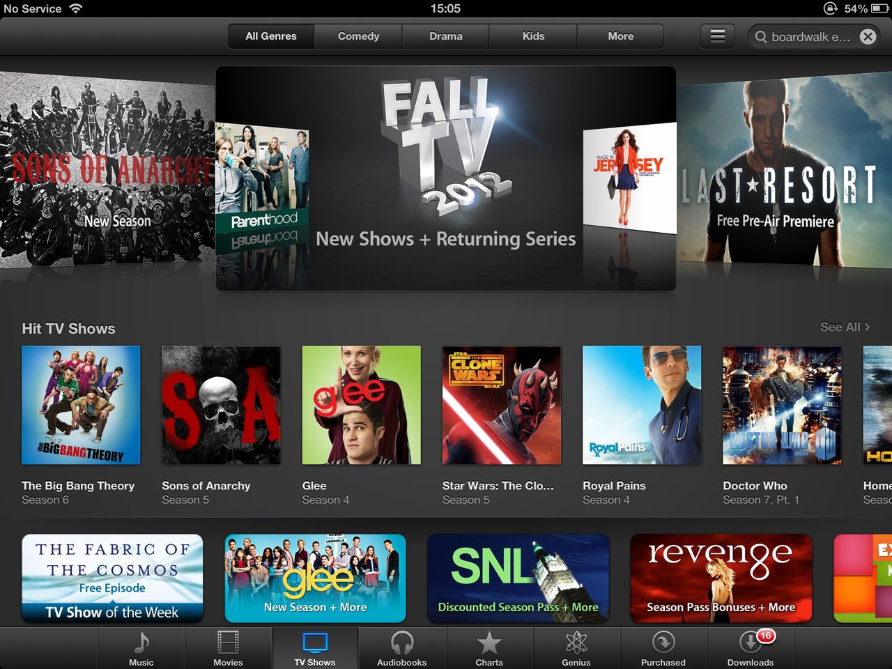 Apple iOS 6 - iTunes interface