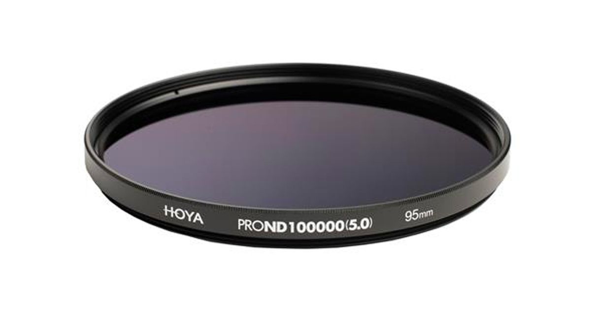 Hoya Pro ND 100000 Solar Filter on a white background