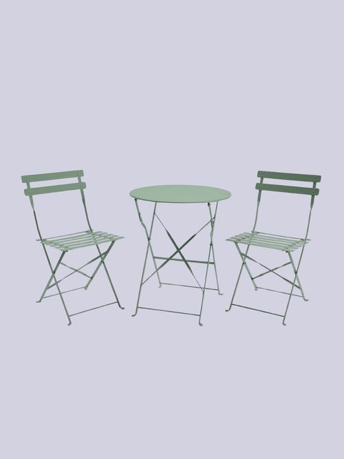 Padstow Outdoor 2 Seater Round Bistro Table and Chairs 