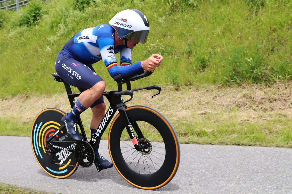 Yves Lampaert (Soudal QuickStep) set the fastest time on stage 1