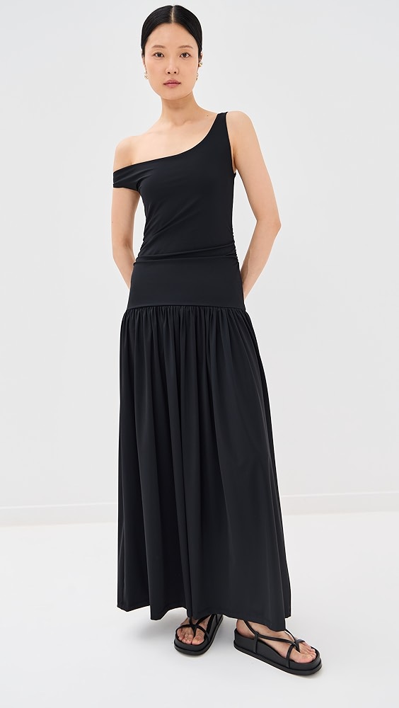 Róhe Off Shoulder Light Scuba Dress