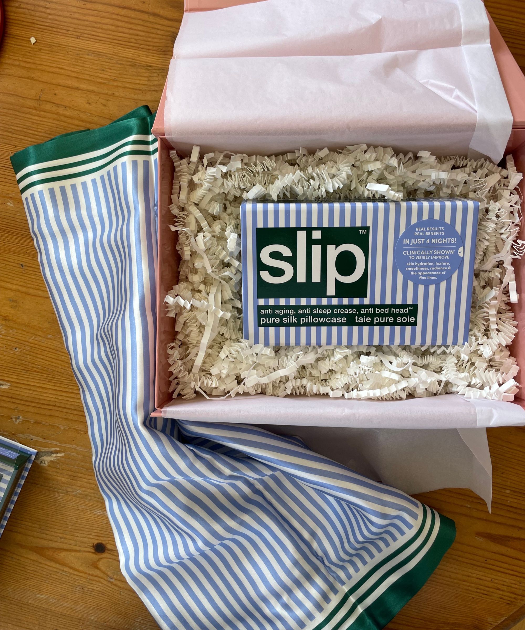 slip silk pillowcases in sophie edwards room