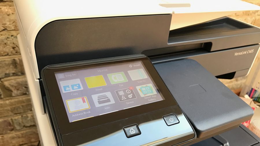 Xerox VersaLink screen