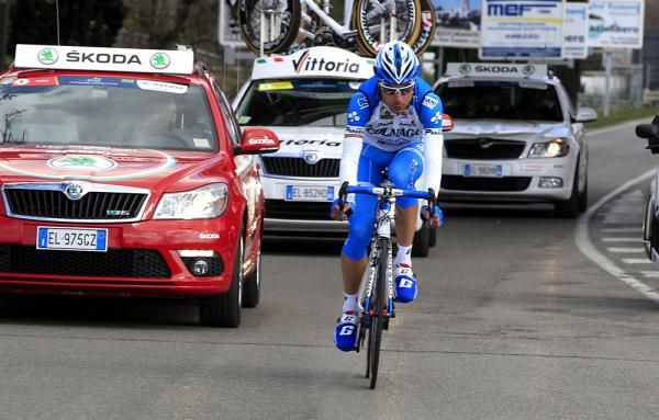 Filippo Savini (Colnago CSF Inox) stayed away for most of the stage