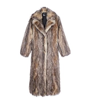 Faux Fur Longline Coat