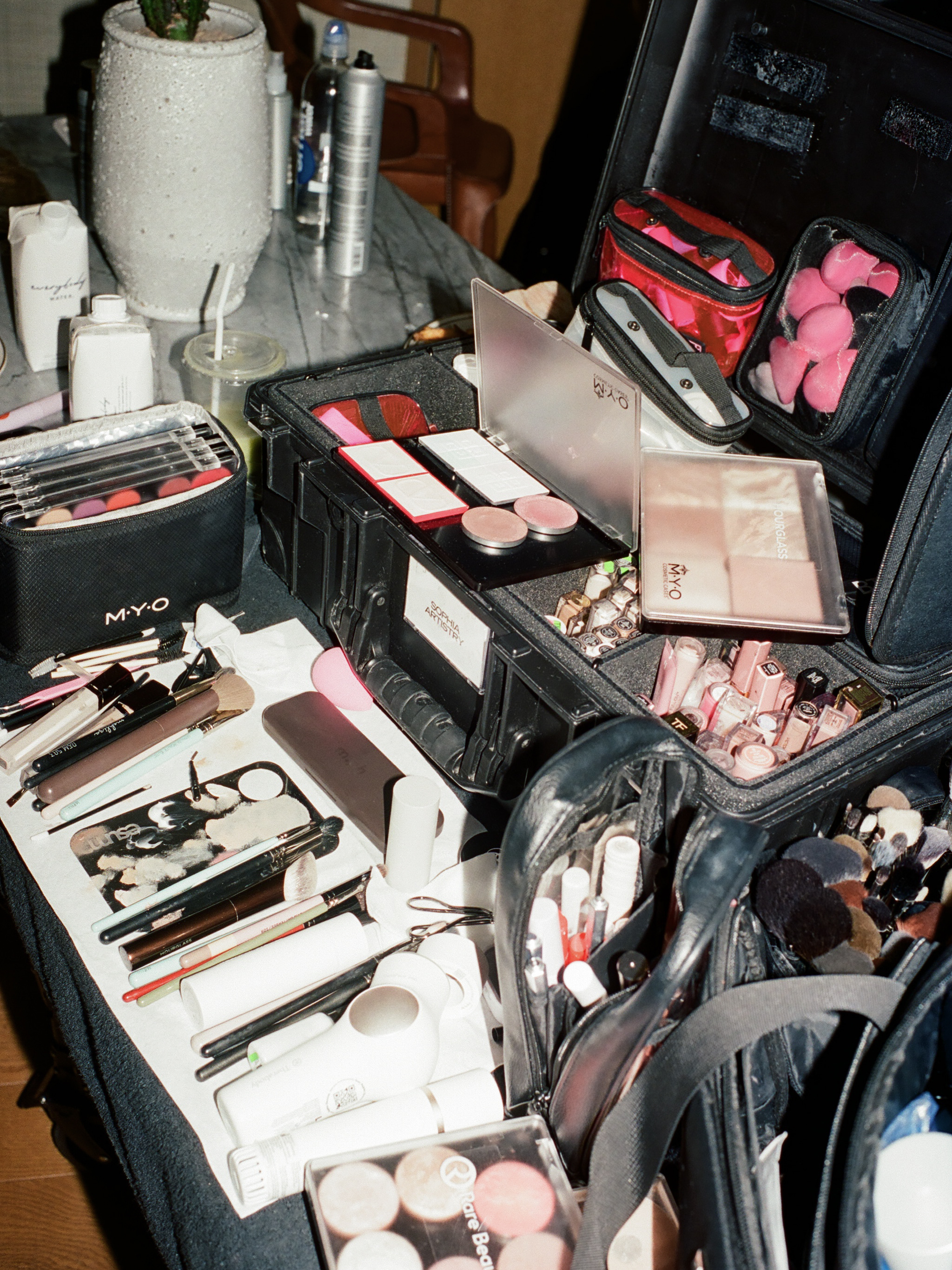 Photo of Jamie Schneider's makeup on her wedding day