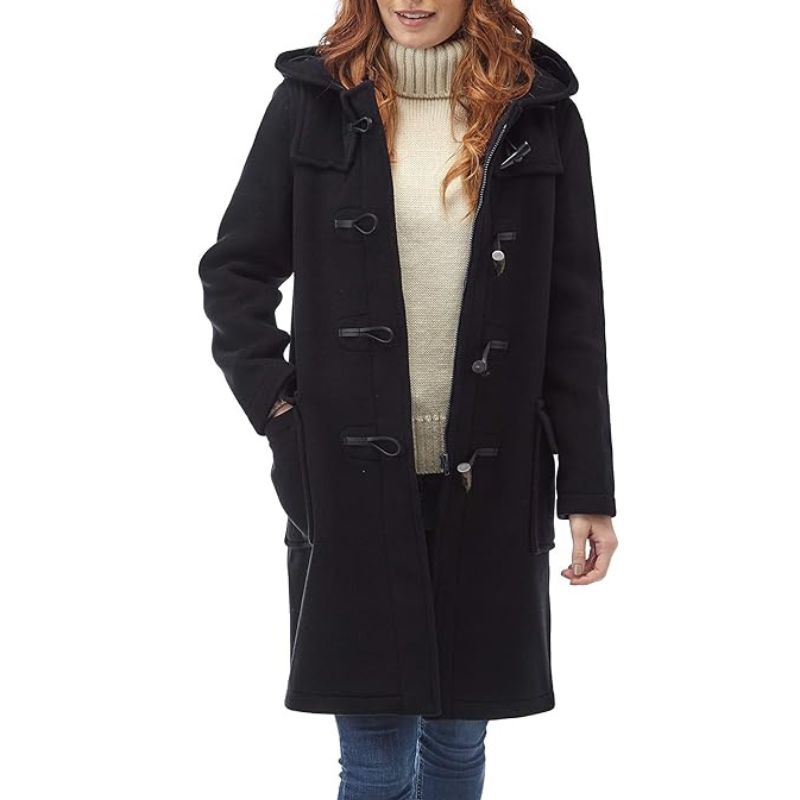 Montgomery, Womens Long Duffle Coat