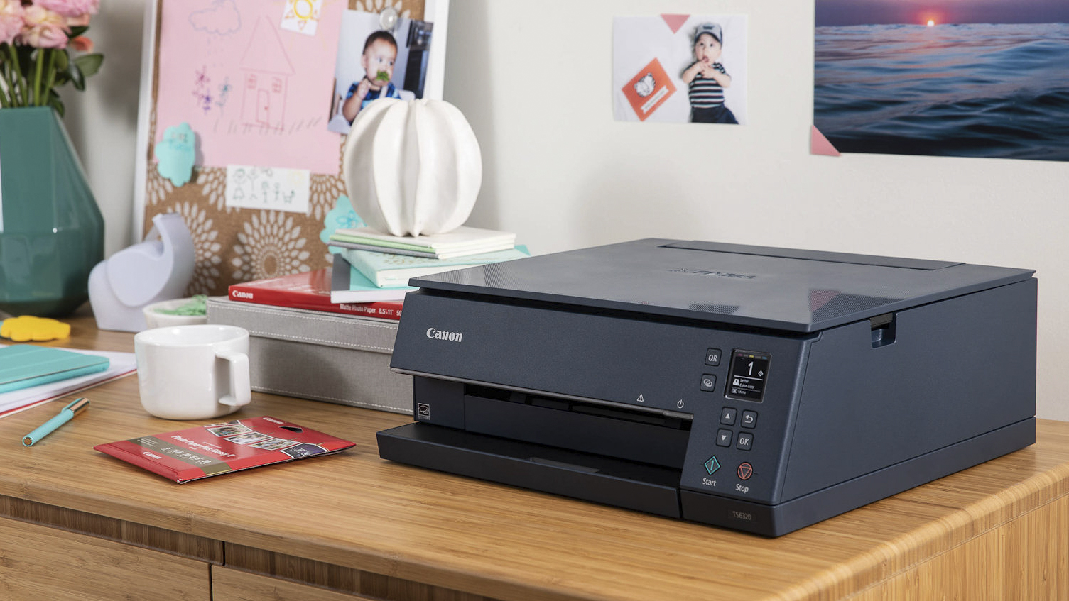 Product shot of the Canon Pixma TS6350, one of the best all-in-one printers