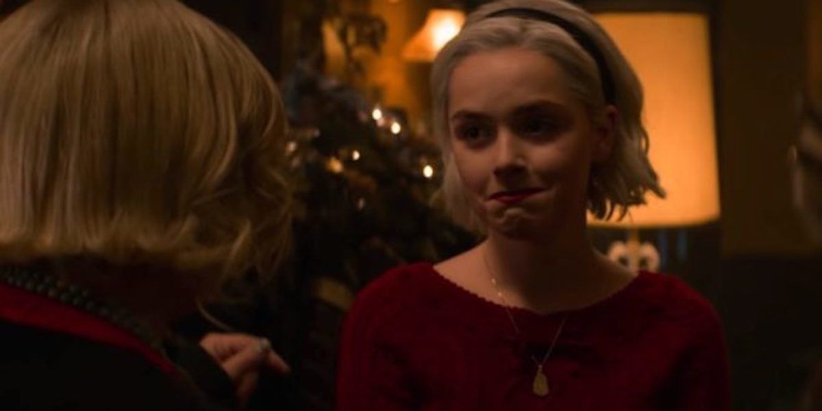 Kiernan Shipka as Sabrina Spellman in _The Chilling Adventures of Sabrina_