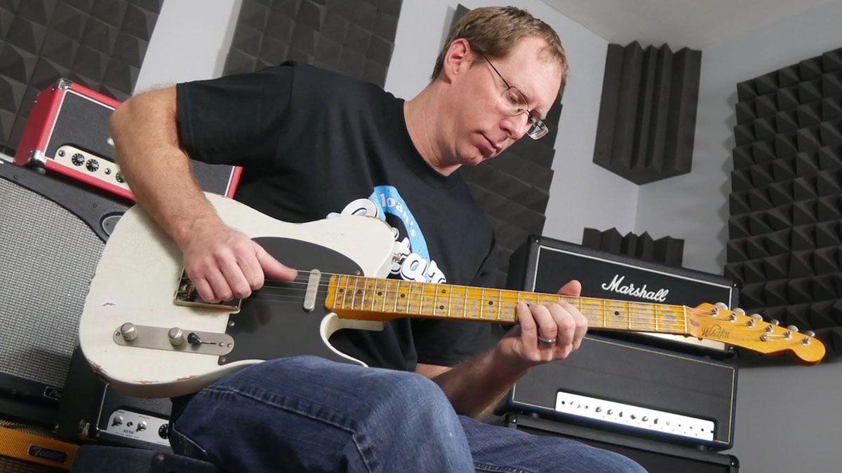 Brian Wampler playing his Telecaster