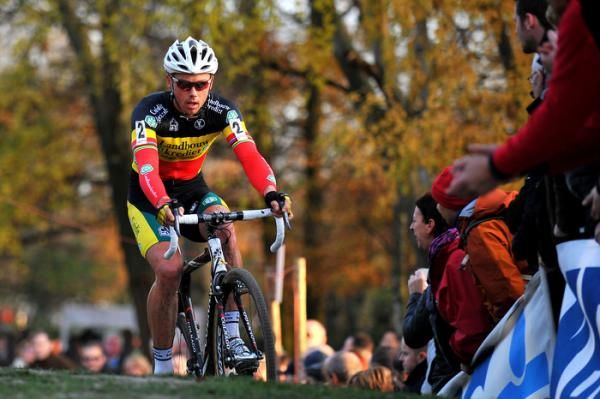 Sven Nys (Landbouwkrediet) wasn't quick enough to win the fast race in Hasselt.