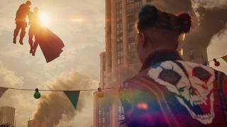 Suicide Squad: Kill the Justice League screenshot with Superman and Harley Quinn