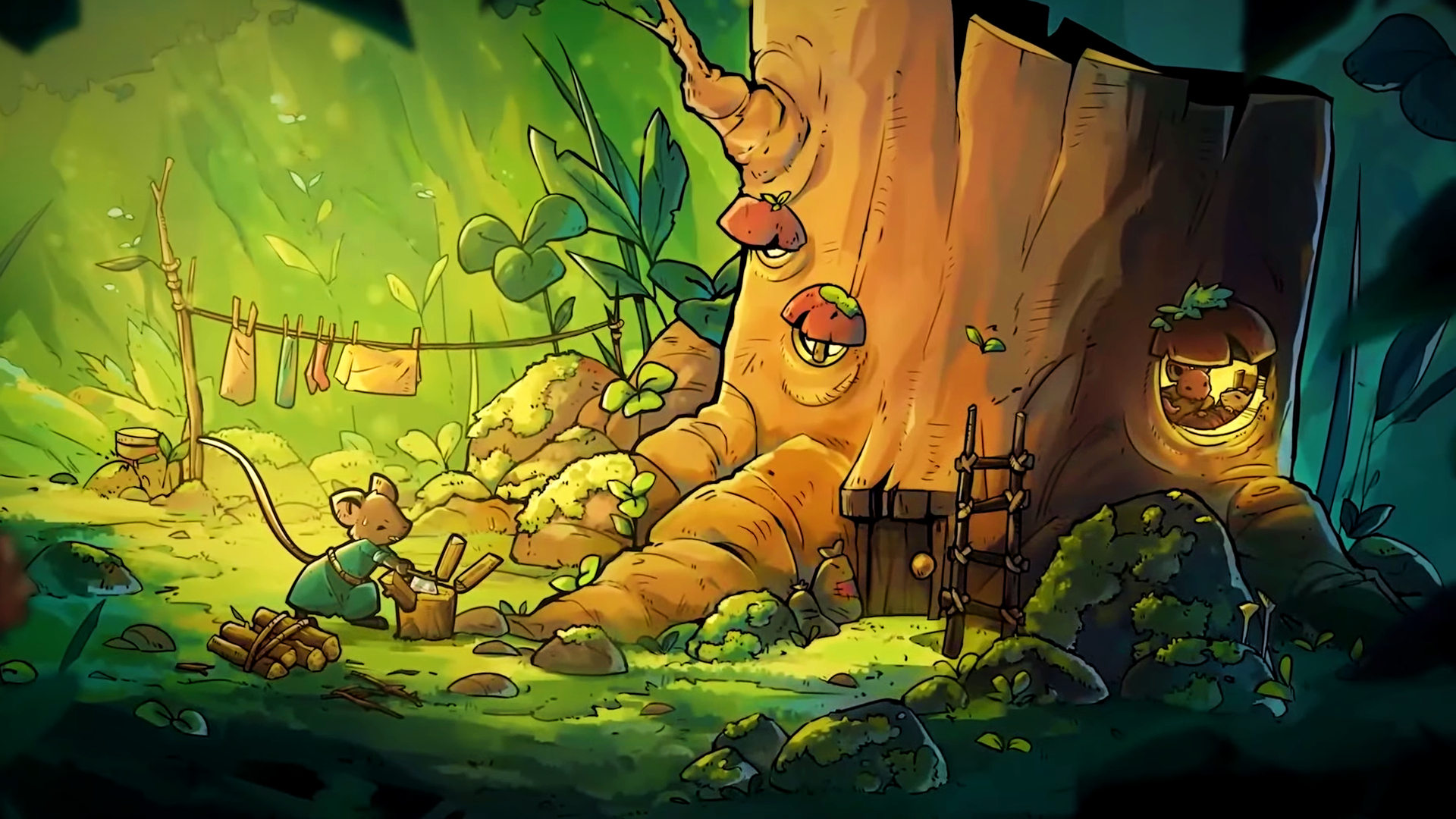 This cozy upcoming survival game reminds me a lot of Don't Starve - except it's about a little mouse hoping to restore their childhood woodland burrow