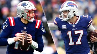 Mac Jones and Josh Allen will face off in the Patriots vs Bills live stream