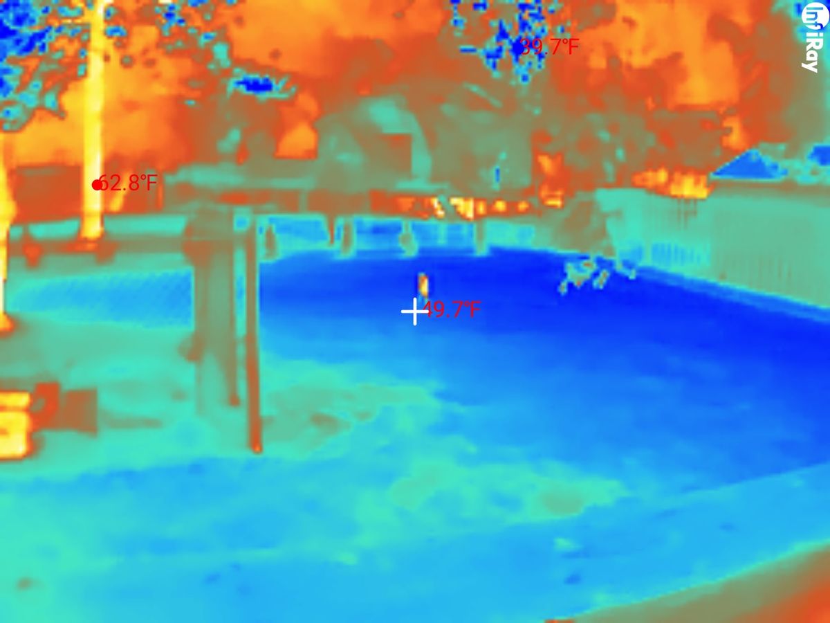 Thermal Master P2 camera sample.