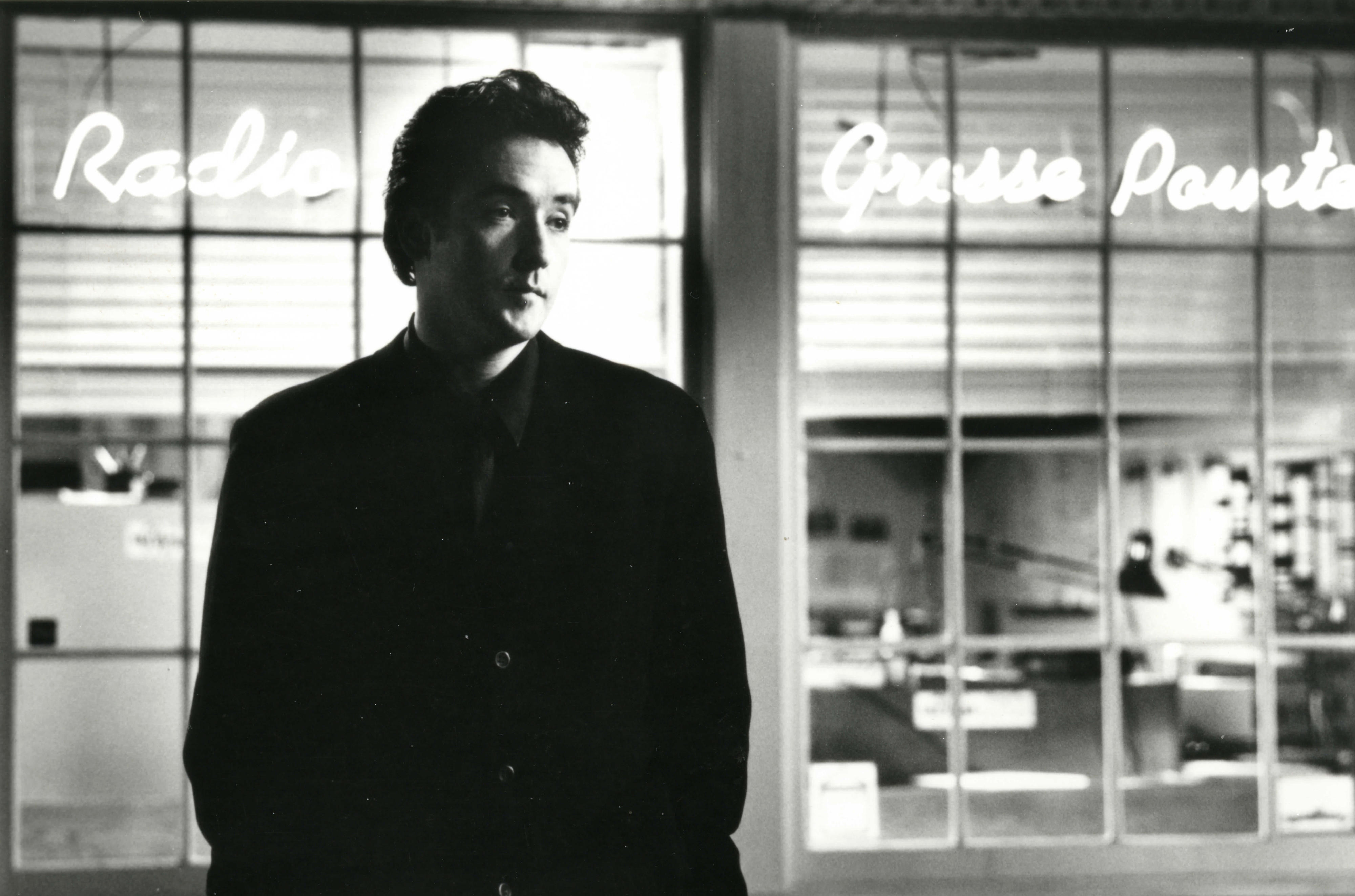 John Cusack in the movie &#039;Grosse Pointe Blank&#039; in the 1990s.