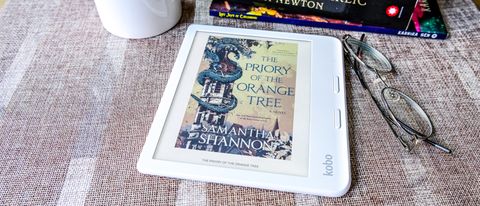 A book cover displayed in color on the Kobo Libra Colour ereader