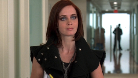 Emily Blunt as Emily in The Devil Wears Prada