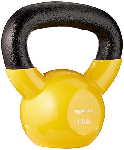Amazon Basics Vinyl Kettlebell (10lbs)