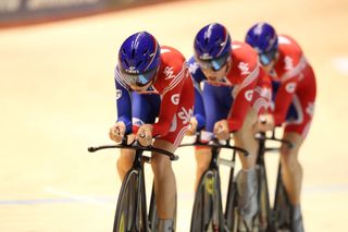 Great Britain, women's team pursuit, Track World Championships 2012, day two, evening