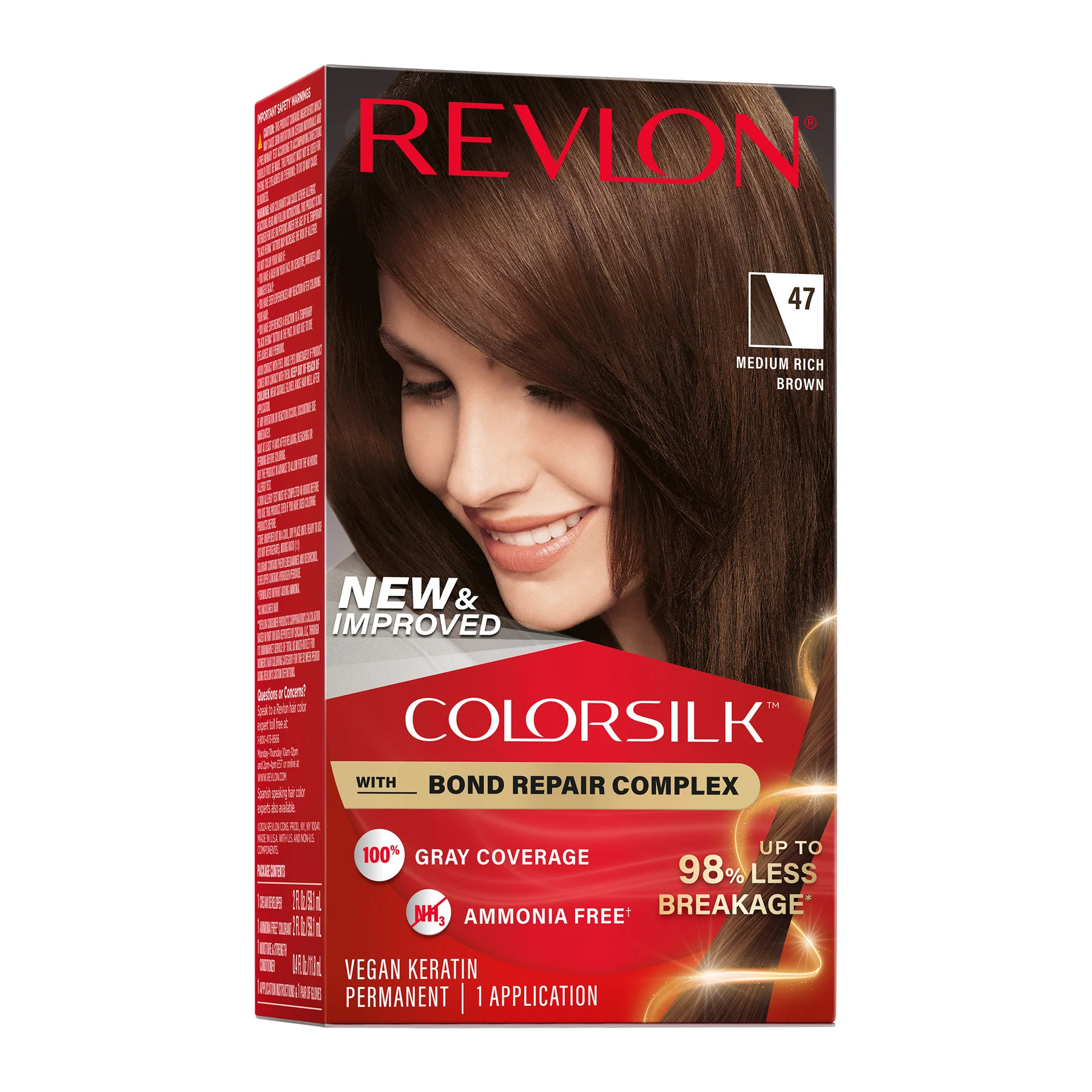 Revlon, Colorsilk&amp;trade; With Bond Repair Complex Permanent Hair Dye