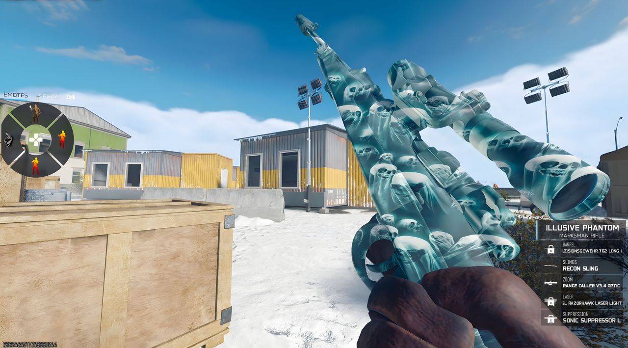 Finding the Illusive Phantom on Winter Rebirth Island in Call of Duty: Warzone.