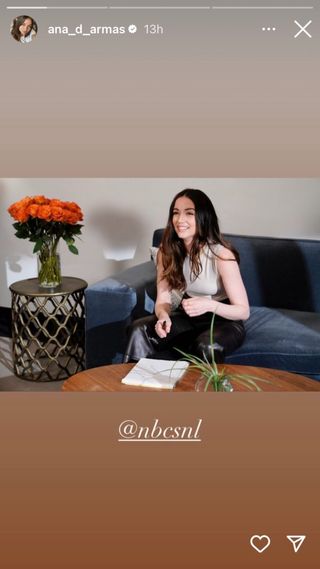 Ana de Armas' Instagram Story