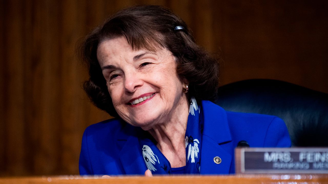 Sen. Dianne Feinstein, D-CA is seen during the Senate Judiciary Committee in Washington, D.C. on June 2, 2020. 