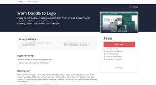 Free online graphic design courses: From Doodle to Logo