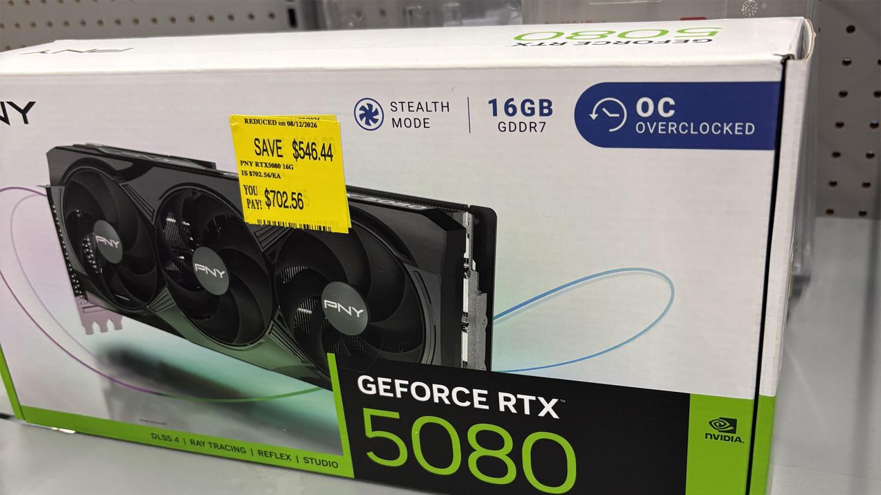 Lucky shopper finds RTX 5080 for just $702 at Walmart — saves almost $800 compared to current retail prices