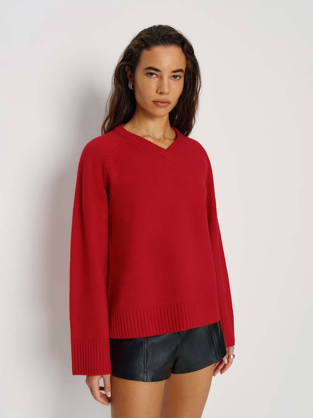 Beth Regenerative Wool V-Neck