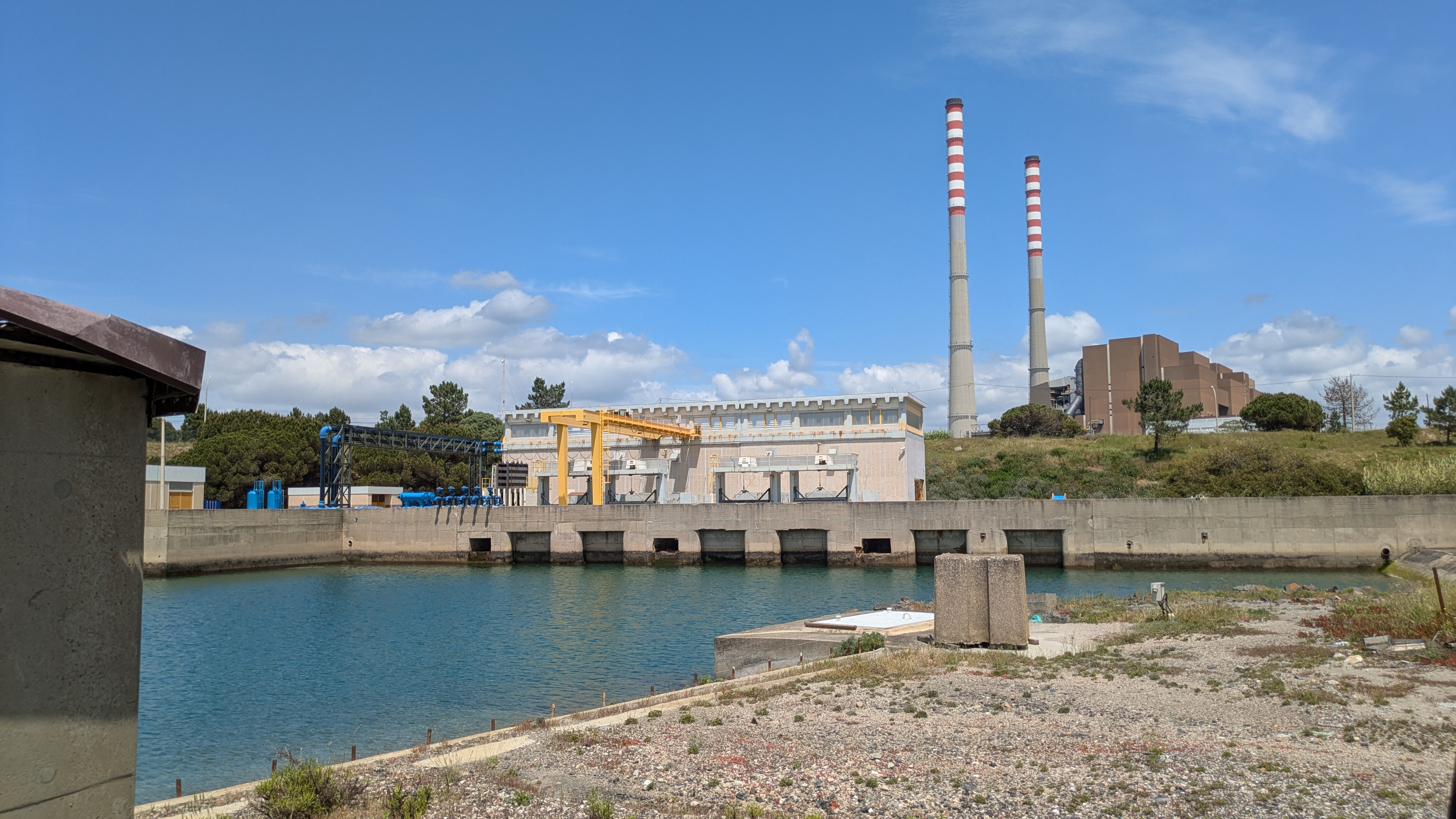 The Sines DC, on the site of a decommissioned coal power plant in Sine, Portugal.