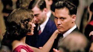 Marion Cotillard and Johnny Depp in Public Enemies