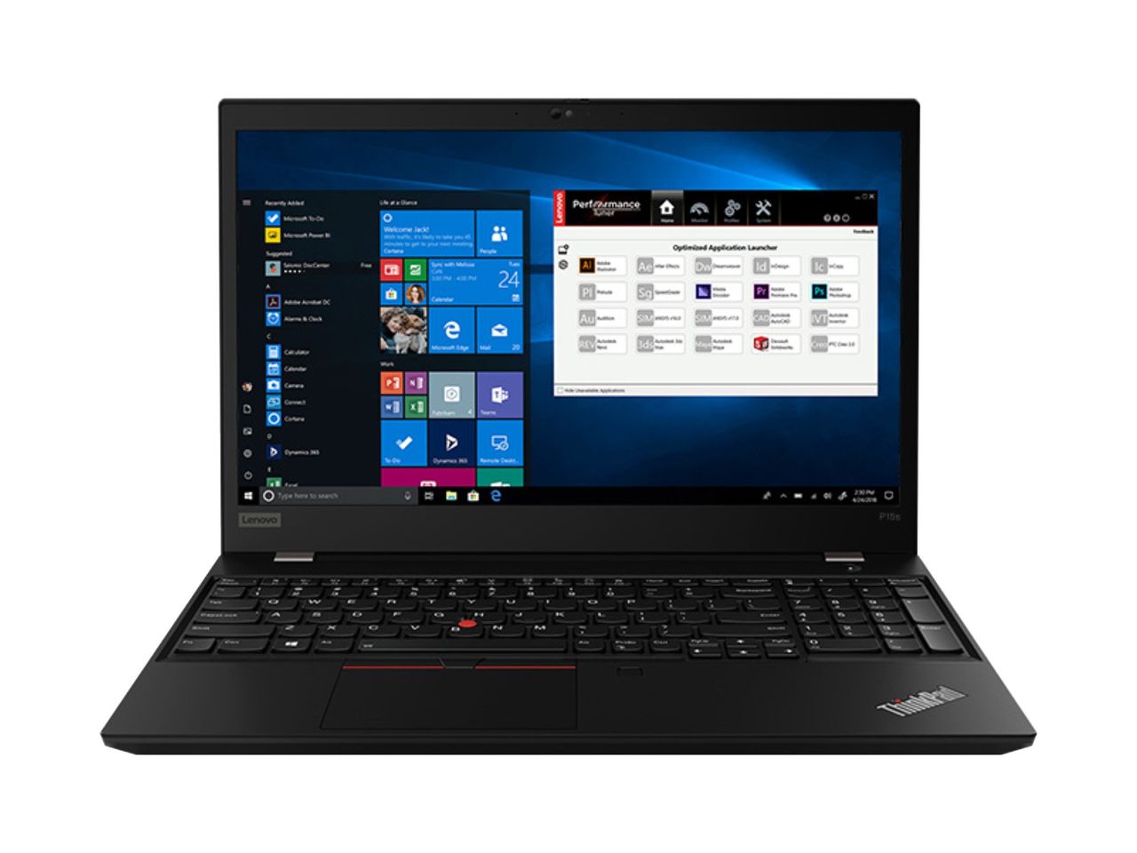 Lenovo ThinkPad P15s Front